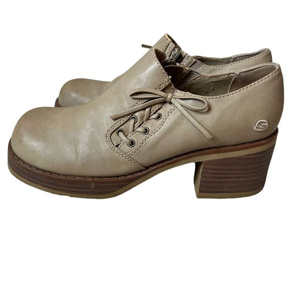 Y2K Skechers Somethin' Else Chunky Round Toe Block Heel Platforms - Picture 2 of 15